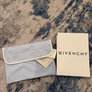 Givenchy Light Blue and White Branded Dust Pouch